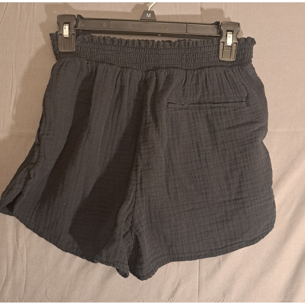 Aerie Casual Shorts Women's Size Small Black Pockets Elastic - Picture 4 of 7